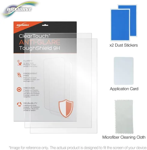 Vista 9 de BoxWave Protector de pantalla compatible con Sony FDR-AX700 – ClearTouch Anti-Glare ToughShield 9H (paquete de 2), protector de pantalla de película
