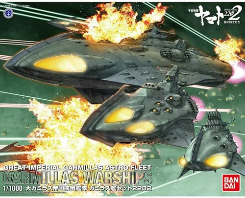 Vista 19 de Bandai Hobby Yamato 2202 - Juego de submarinos dimensionales, Bandai Spirits Yamato 1/1000 Model Kit