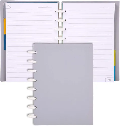 Vista 9 de Talia - Cuadernos de notas con tapas, planificador, personalizables, (Rosa de los 90, Junior (5.5 pulgadas x 8.5 pulgadas))
