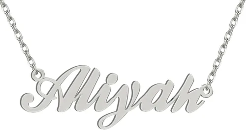 Vista 296 de Personalized Custom Name Pendant Necklace Stainless Steel for Women