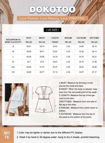 Vista 6 de Dokotoo Enterizo para mujer, con cuello halter, sin mangas, estampado floral y color sólido