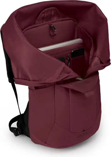 Vista 4 de Osprey Mochila para portátil Archeon 25 rojo (Mud Red)