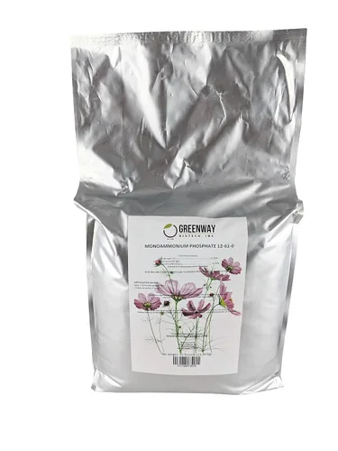 Vista 4 de Greenway Biotech, Inc. Fertilizante de fosfato monoamónico 12-61-0 contiene 12% de nitrógeno y 61% de fósforo, el mejor potenciador de crecimiento
