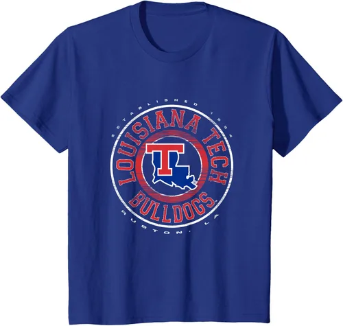 Vista 4 de Louisiana Tech Bulldogs Showtime Blue - Camiseta con licencia