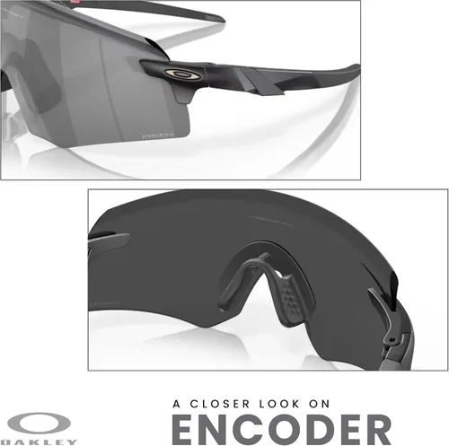 Vista 6 de Oakley Encoder OO9471 - Gafas de sol rectangulares para hombre, correa y kit de cuidado iWear de diseñador