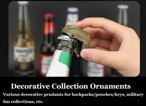 Vista 2 de Llavero táctico rápido modelo llavero mini abrebotellas portátil llavero mochila encanto militar fan regalo