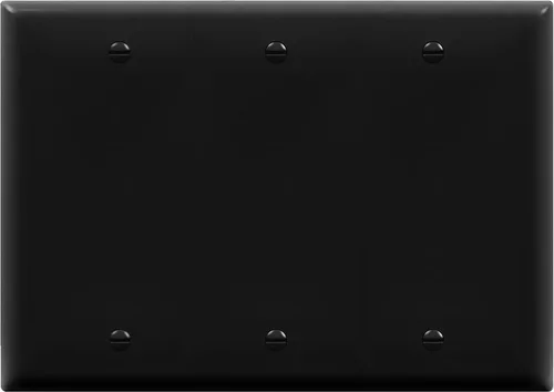 Vista 15 de ENERLITES - Placa de pared para ocultar dispositivos, acabado brillante, tamaño estándar 1 gancho 4.50 x 2.76 pulgadas, termoplástico de Negro