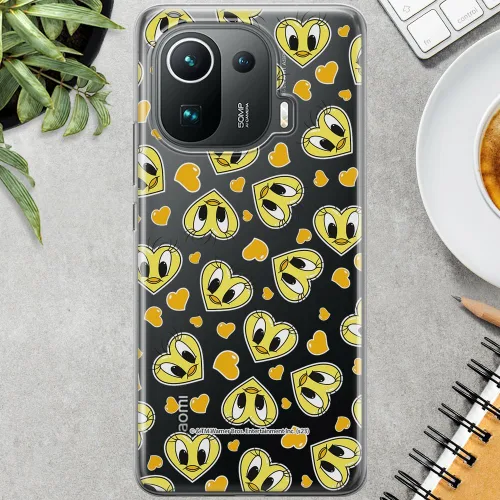 Vista 3 de ERT GROUP Funda para Xiaomi MI 11i/REDMI K40/K40 PRO/Poco F3/F3 PRO Original y Oficialmente Licenciada Looney Tunes Patrón Tweety 017 adaptado a