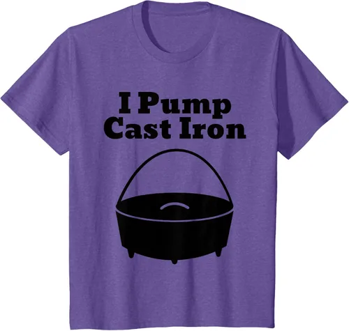 Vista 36 de I Pump - Camiseta de hierro fundido para cocinar al horno holandés