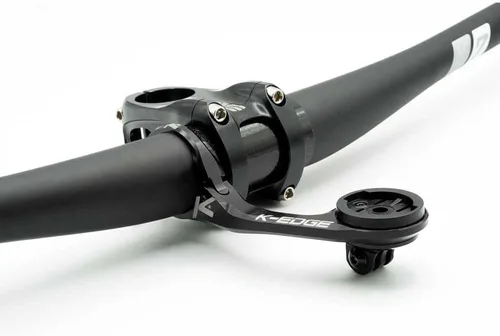 Vista 3 de K-Edge Max XL (1.378 in) Soporte combinado para computadora de bicicleta para dispositivos GPS Garmin Negro accesorios