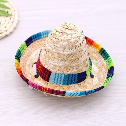Vista 6 de Sombrero para perro, disfraz divertido para perro, ropa de chihuahua, decoraciones de fiesta mexicana