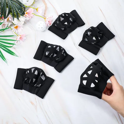 Vista 7 de Zhengmy 10 paquetes de guantes de entrenamiento de béisbol diseñados para atrapar pelotas de golf de tamaño de práctica, ayudas de entrenamiento