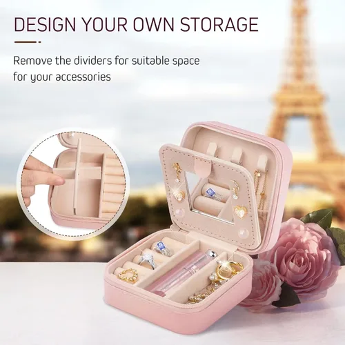 Vista 2 de Regalos de Boss Lady para mujer, organizador de joyas Best Boss Ever, regalos de pensonalización para agradecer cumpleaños, regalos de promoción