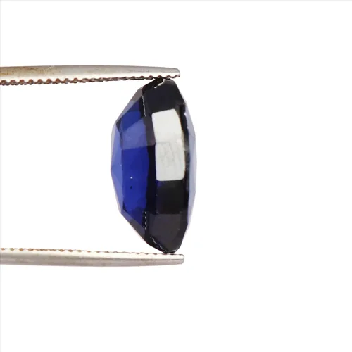 Vista 4 de GEMHUB Zafiro azul de corte ovalado de 12.30 quilates suelto para hacer joyas, piedra para hacer anillos para regalo del día de la madre., Gema
