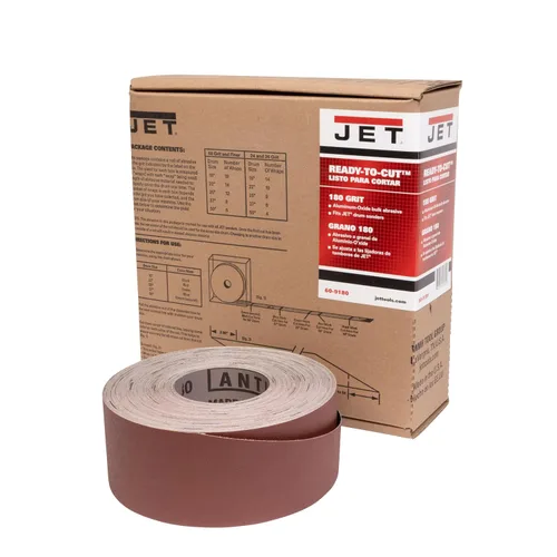 Vista 25 de JET Papel de lija listo para cortar, grano 100, 3" de ancho (60-9100)