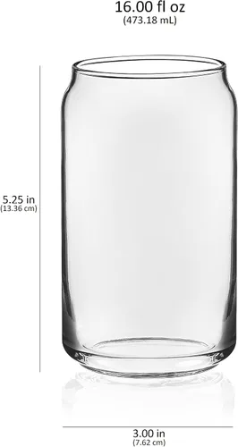 Vista 7 de Libbey - Vasos clásicos en forma de latas, 4 unidades, 16 onzas