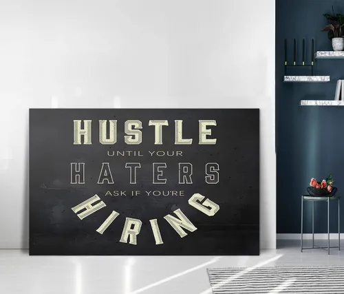 Vista 46 de Pause If You Must but Don't Stop Positive Quotes Posters and Prints - Lienzo inspirador, arte de pared, cinta retro para amantes de la música