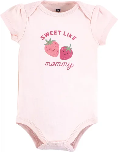 Vista 56 de Hudson Baby baby-girls Cotton Bodysuits 3-pack
