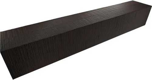 Vista 4 de Ekena Millwork BMRC2C0040X080X240ZY - Viga de techo de madera sintética Endurathane de cedro en bruto de 20 pies, color cereza