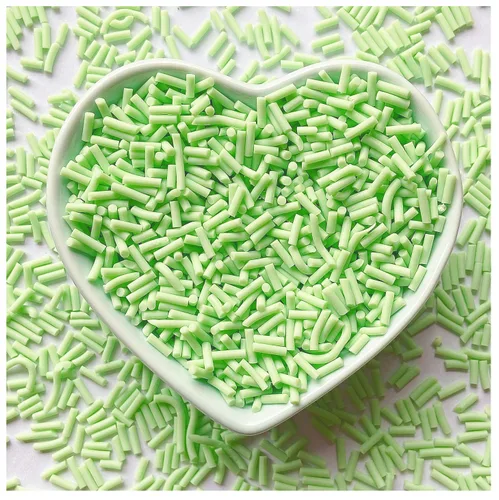 Vista 12 de Gránulos falsos de arcilla de 1.76 oz (50 g), rodajas de arcilla polimérica para arte de uñas, manualidades, tartas, funda para teléfono (1 negro)