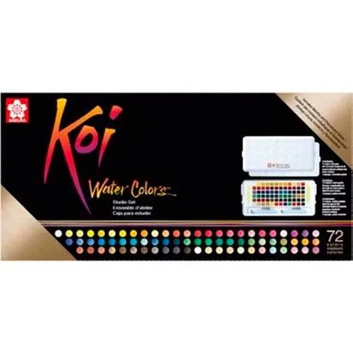 Vista 3 de Set de Pinturas Acuarela Talens Sakura Koi Water Colors Multicolor