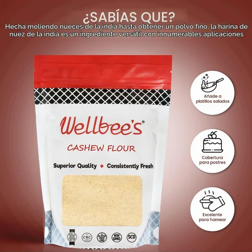 Vista 3 de Harina de anacardo Wellbee's