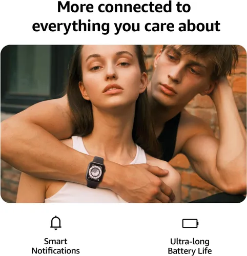 Vista 6 de Reloj inteligente para hombres y mujeres, responder/hacer llamadas, reloj inteligente de 1.85 pulgadas, reloj de fitness con monitor de sueño