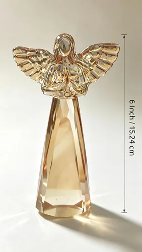 Vista 6 de Champagne Crystal Guardian Angel Christian Gifts for Women