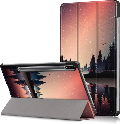 Vista 10 de Gylint Funda inteligente con apagado y encendido automático para Samsung Galaxy Tab S8 Plus 2022/S7 FE 2021/S7 Plus 2020 de 12,4 pulgadas