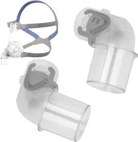 Vista 8 de 【Se adapta solo a ResMed Mirage FX】Conector de codo de repuesto para codo ResMed Mirage FX, codo Mirage FX, accesorio de montaje de conector de codo