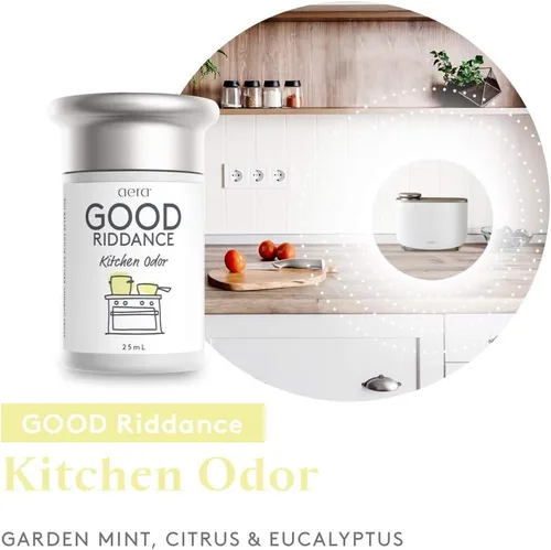 Vista 2 de Aera Good Riddance - Recambio de fragancia para el hogar, notas de menta de jardín, cítricos y eucalipto, funciona con el difusor Aera