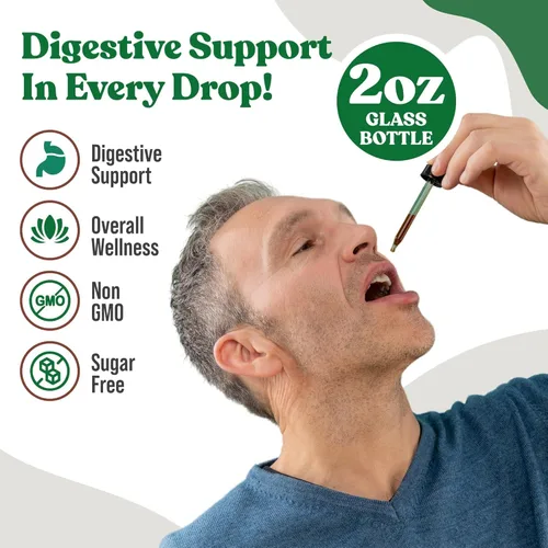 Vista 5 de Rejuvica Health DigestaPro - Suplemento avanzado para amargos digestivos - Entrega líquida para una mejor absorción - Genciana, alcachofa, bardana