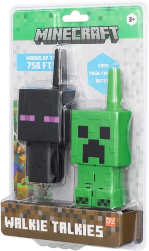 Vista 6 de eKids Minecraft Walkie Talkies para niños, juguetes de interior y exterior