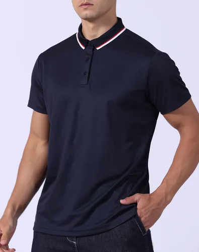 Vista 8 de Paquete de 5 camisas polo para hombre, secado rápido, manga corta, camisa de golf, piqué, jersey de ajuste regular