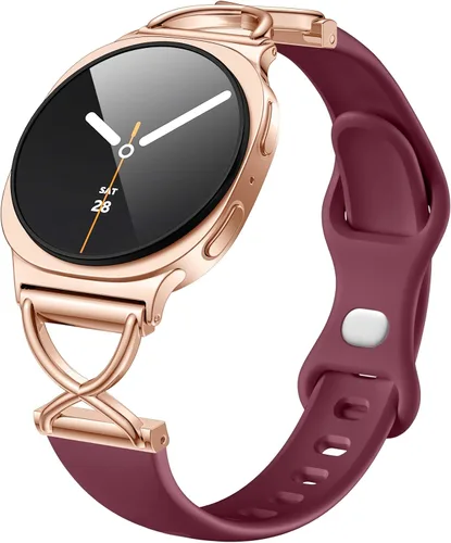 Vista 11 de Getino Correa delgada para Samsung Galaxy Watch 9, Watch 8 y 8 Classic para 1-Starlight