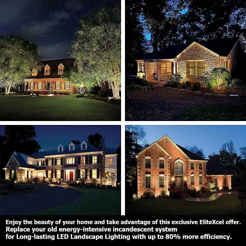 Vista 6 de Luces de patio trasero de seguridad para exteriores, 3ª generación de 16 W, luces de paisaje con certificación UL, luz de inundación LED de 1600