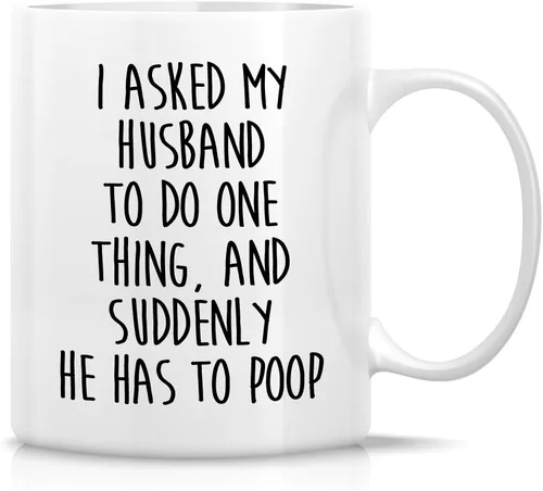 Vista 6 de Retreez Taza divertida – I Love You to The Moon & Back - Tazas de café de cerámica de 11 onzas – Divertido, sarcasmo, sarcástico, motivacional