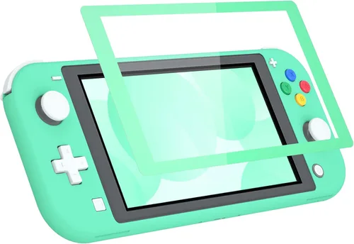 Vista 8 de eXtremeRate Soft Touch Mint Green DIY Replacement Shell for Nintendo Switch Lite, NSL Handheld Controller Housing wScreen Protector, Custom Case