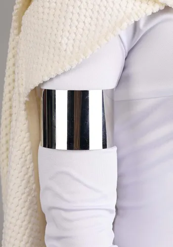 Vista 9 de Disfraz de Padme Amidala de Star Wars para mujer con cinturón de capa y espinilleras Traje de cosplay de Halloween