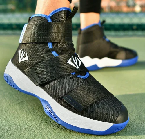 Vista 7 de YAXE Zapatillas de deporte altas de moda unisex para correr, tenis y baloncesto
