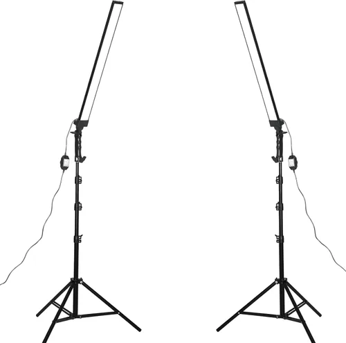 Vista 3 de Kit de iluminación LED para estudio de fotografía de 23.62