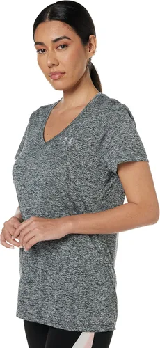 Vista 5 de Under Armour - Camiseta con cuello en V UA Twist Tech para mujer