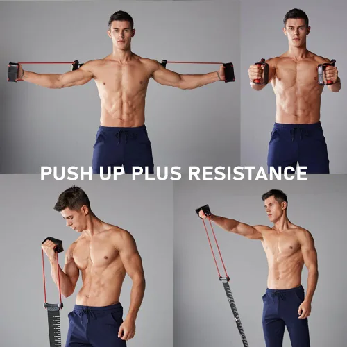 Vista 5 de Multifuncional Push Up Bars Banda de resistencia, puede ejercitar toda