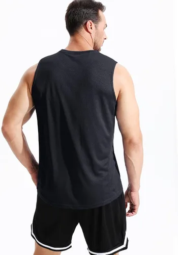 Vista 5 de NELEUS Camiseta sin mangas Dry Fit para hombre