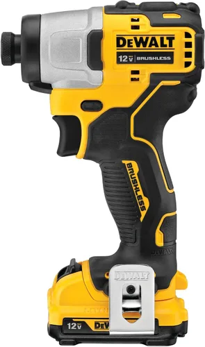 Vista 2 de DEWALT XTREME 12V MAX* Kit de destornillador de impacto, 1/4 de pulgada (DCF801F2)
