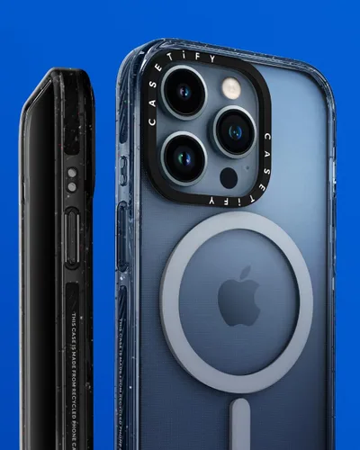 Vista 6 de CASETiFY Funda Impact para iPhone 15 Pro [4 veces probada contra caídas de grado militar, protección contra caídas de 8.2 pies] - negro mate 1.