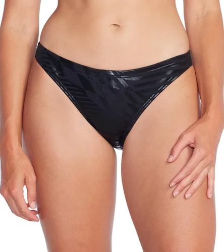 Vista 22 de Speedo Traje de baño de una pieza para niñas Endurance+ Flyback - colores de equipo sólidos para jóvenes Negro/Negro