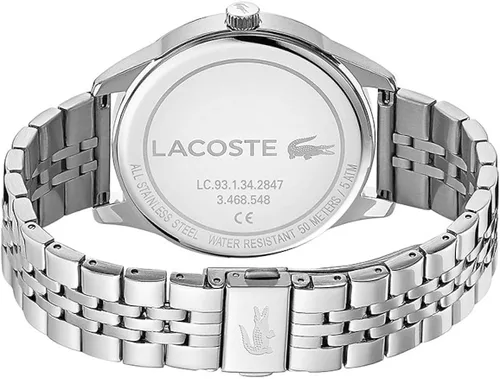 Vista 3 de Lacoste Reloj Vienna de cuarzo para hombre con correa de acero inoxidable plata 20 Modelo 2011049 Plateado Reloj de cuarzo