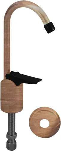 Vista 5 de Westbrass CO127-11 Kit de grifo dispensador de agua fría pura estilo Touch-Flo de 6 pulgadas con unidad de filtro en línea debajo del fregadero y 2