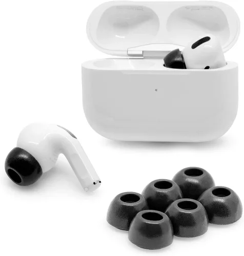 Vista 13 de Eartune Fidelity UF-A - Puntas de espuma viscoelástica para AirPods Pro (1ª y 2ª generación), protector de cera integrado, comodidad mejorada